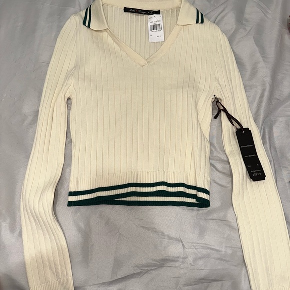 Roma concept, x-large, cream and green striped - Picture 3 of 3